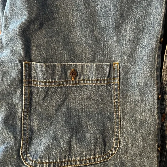Levis Vintage 100% Cotton Denim/Jean Shirt - Picture 4 of 4